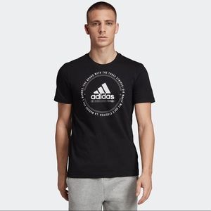 Adidas Mens T-Shirt Black New With Tags